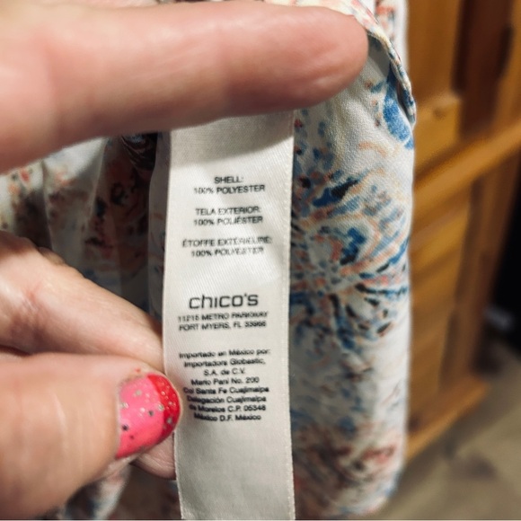 CHICO’S Size Large (2), airy, boxy blouse - Picture 5 of 5